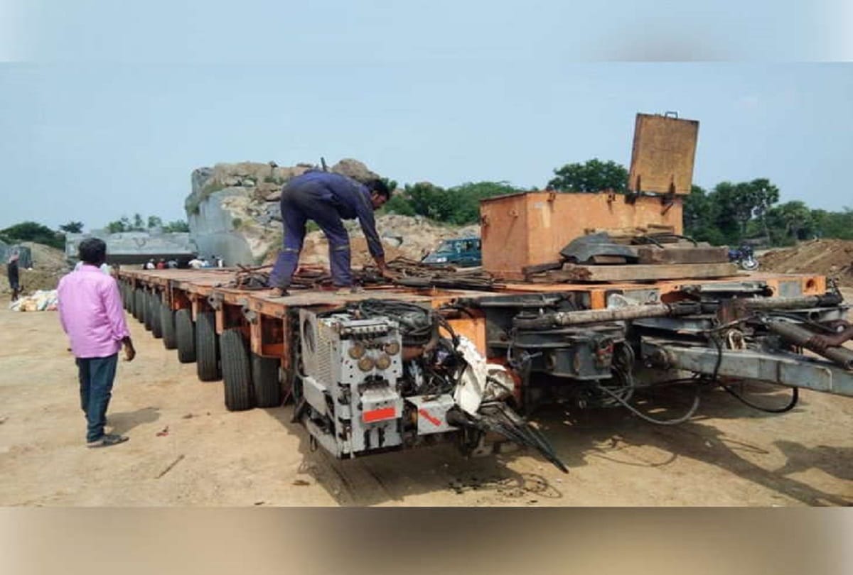Vishnu Bhagwan Statue Moved 300 Metres in 3 days Strange News