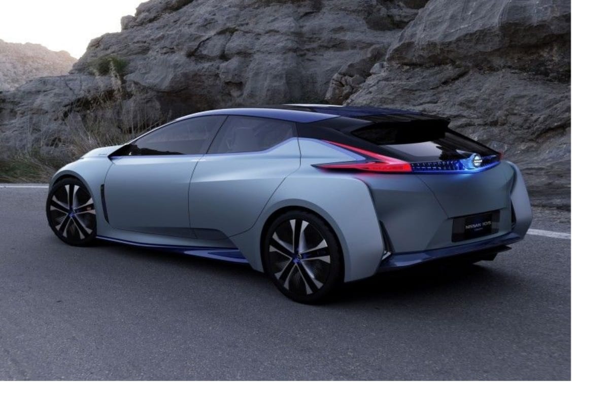 Nissan leaf second generation electric car spotted in keral while testing
