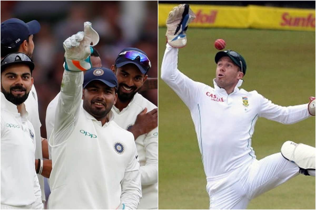 IND v WI Rishabh Pant surpasses MS dhoni to achieve fastest fifty dismissals in test cricket