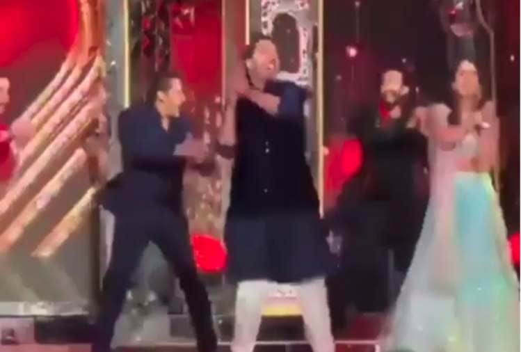isha ambani sangeet ceremony salman khan background dancer at anant ambani performance