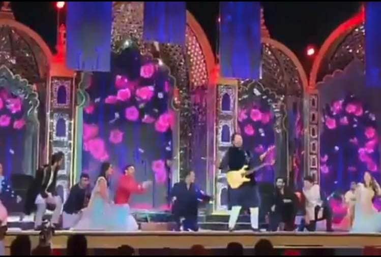 isha ambani sangeet ceremony salman khan background dancer at anant ambani performance