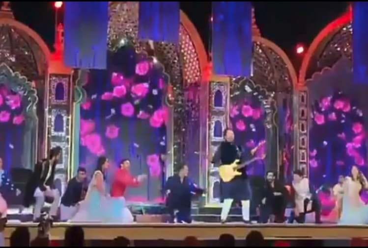 isha ambani sangeet ceremony salman khan background dancer at anant ambani performance