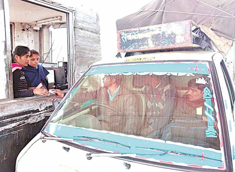 daughters collect toll tax in amroha crime decreased