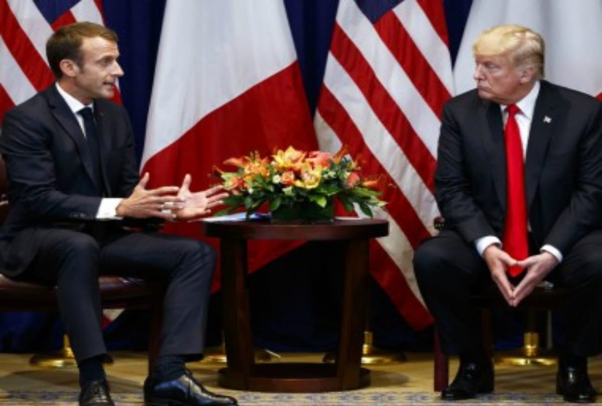 france govt instructed america for statement on agitation- trump must not interfere in politics