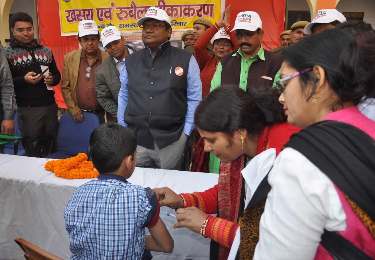 40,000 children vaccinated against the first day