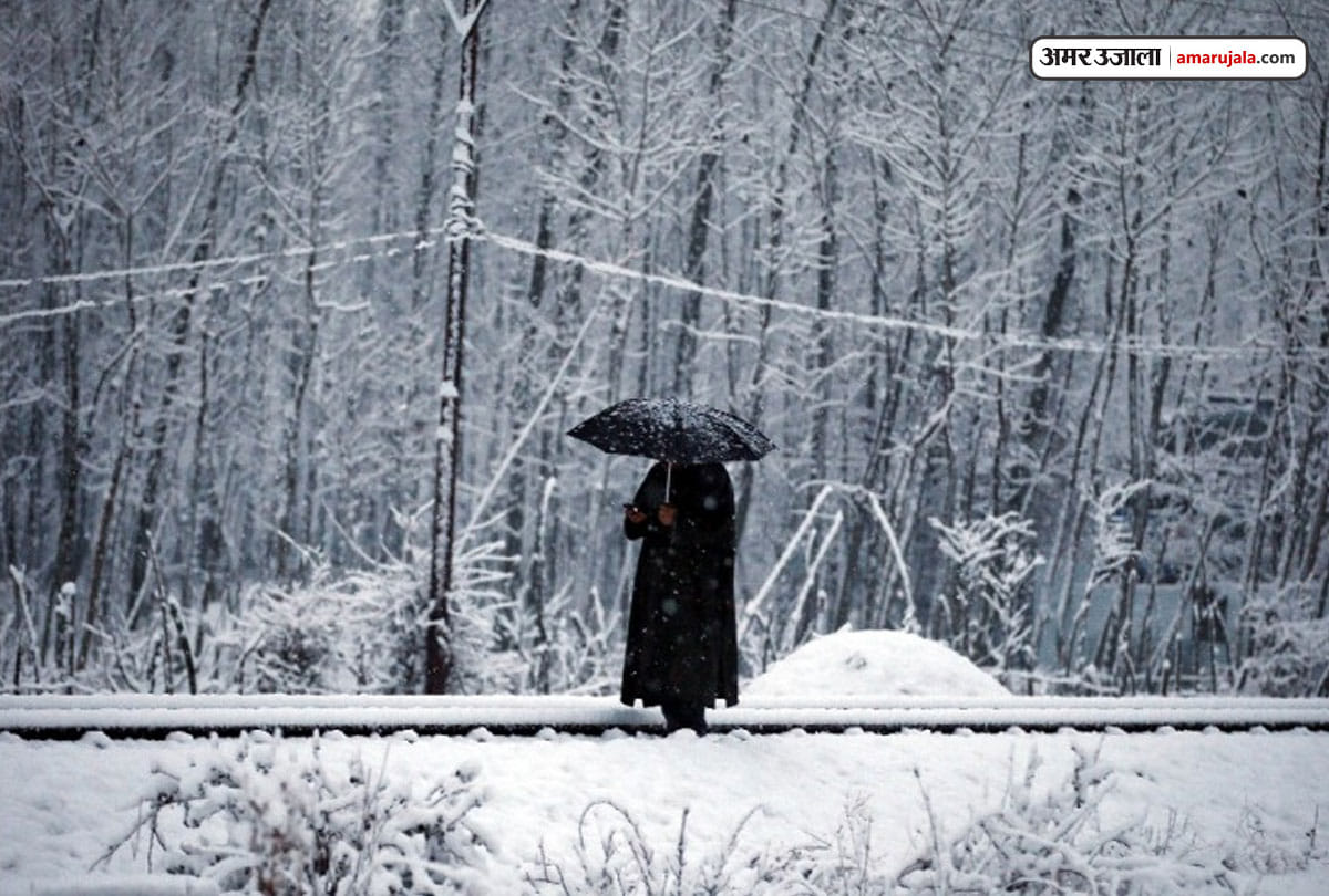 fresh snowfall in mata vaishno devi and kashmir and leh