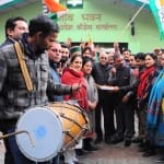 assembly election result 2018 celebration in Congress office and silence in BJP office at shimla