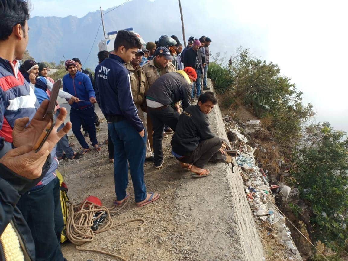 accident in badrinath highway father and son killed