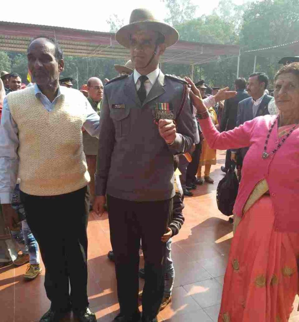 farmer son become captain in Assam Rifles