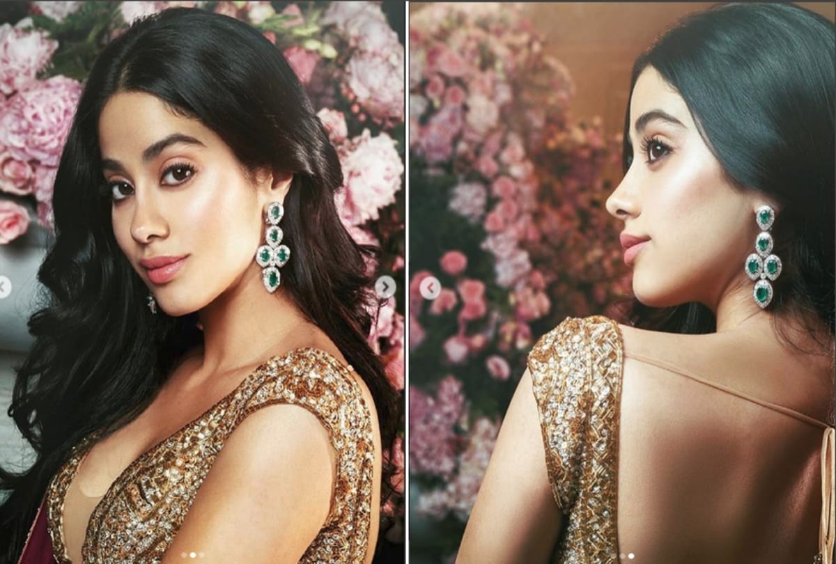 Janhvi Kapoor in this green saree will remind you of her mom