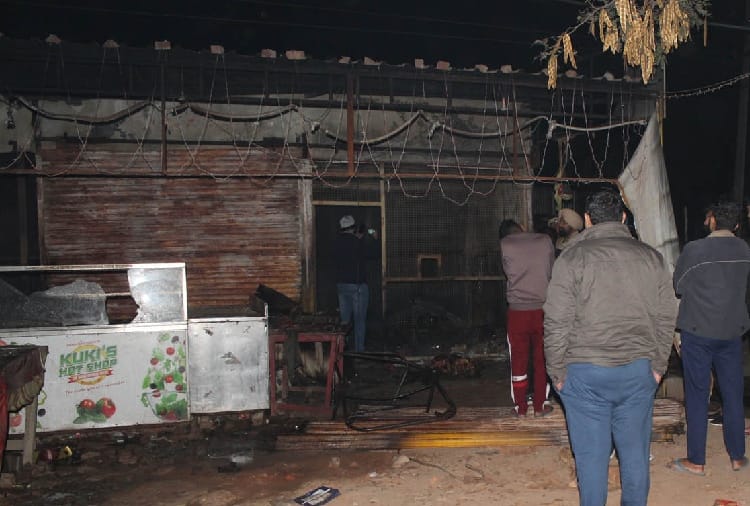 A Worker burn alive in Derabassi of punjab