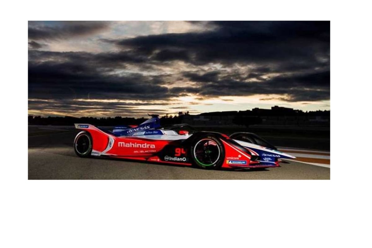 Mahindra m5 electro racing car launched in india