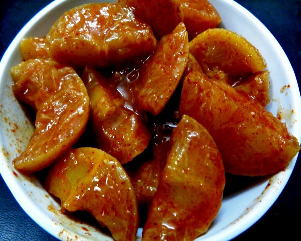 make dish tasty with pickle spices in easy way