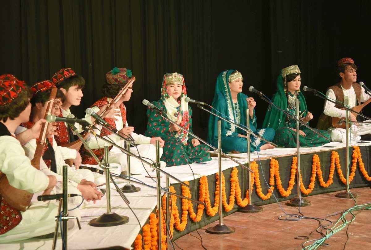 artists of afghanistan performed in lucknow