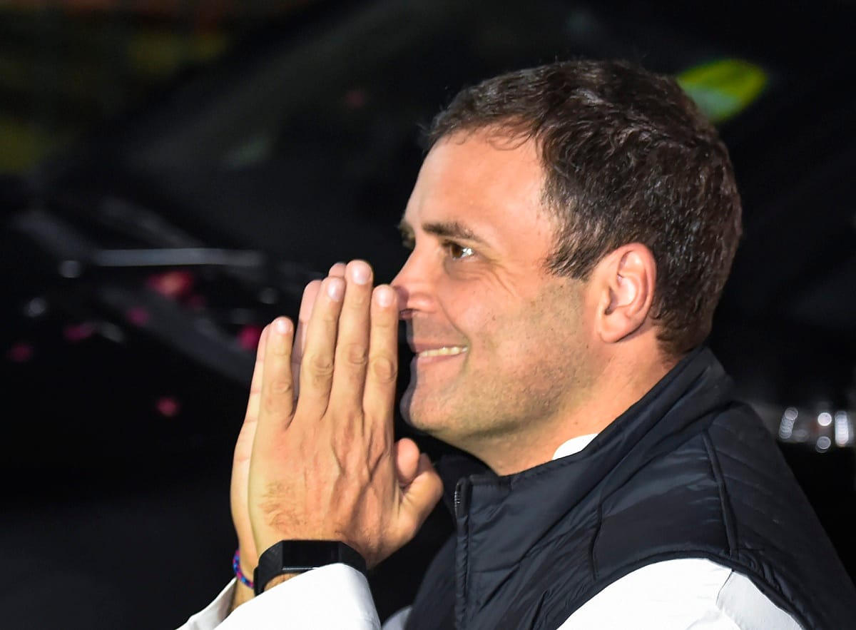 Vidhan Sabha Chunav Results 2018: Rahul gandhi praises congress workers