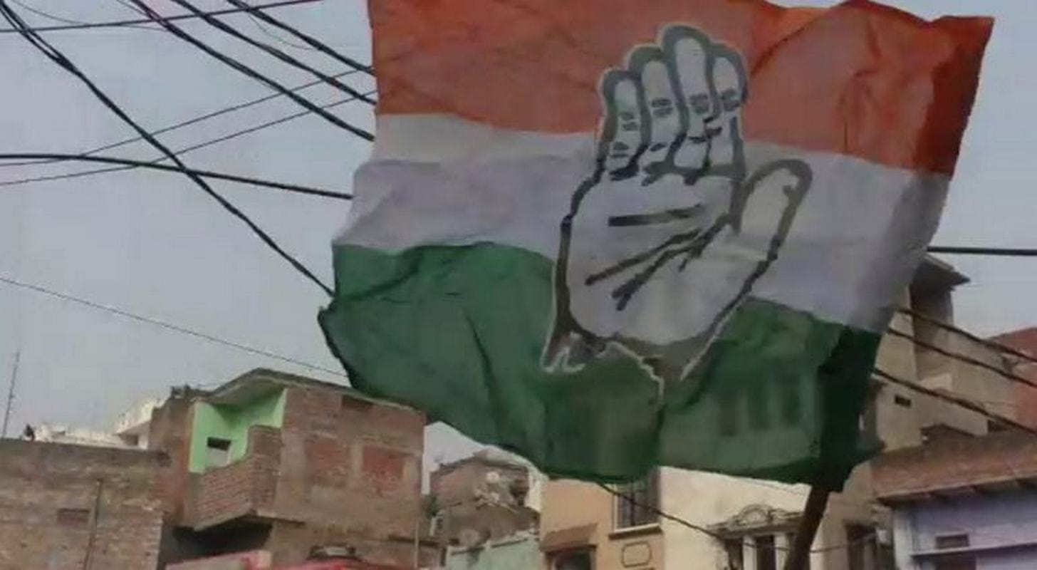 congress start celebration in varanasi for election results