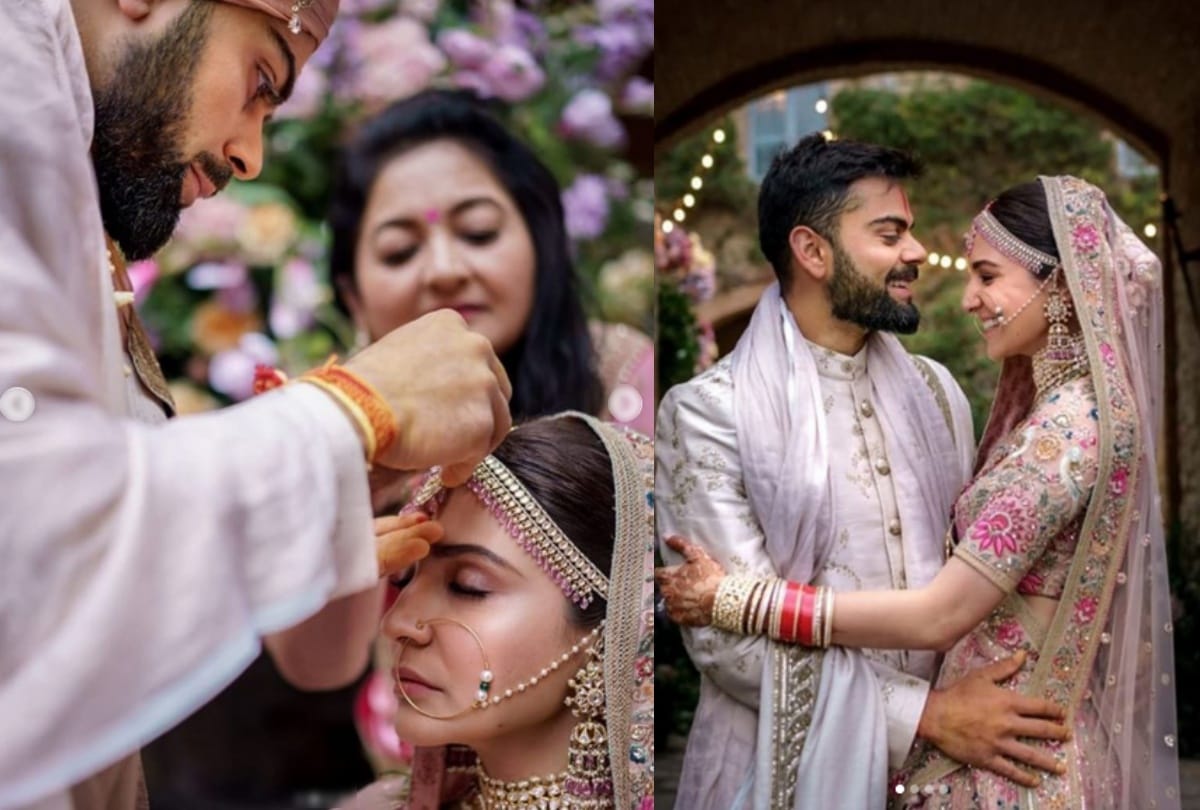 virat kohli anushka sharma wedding anniversary shares unseen photos see year in photos