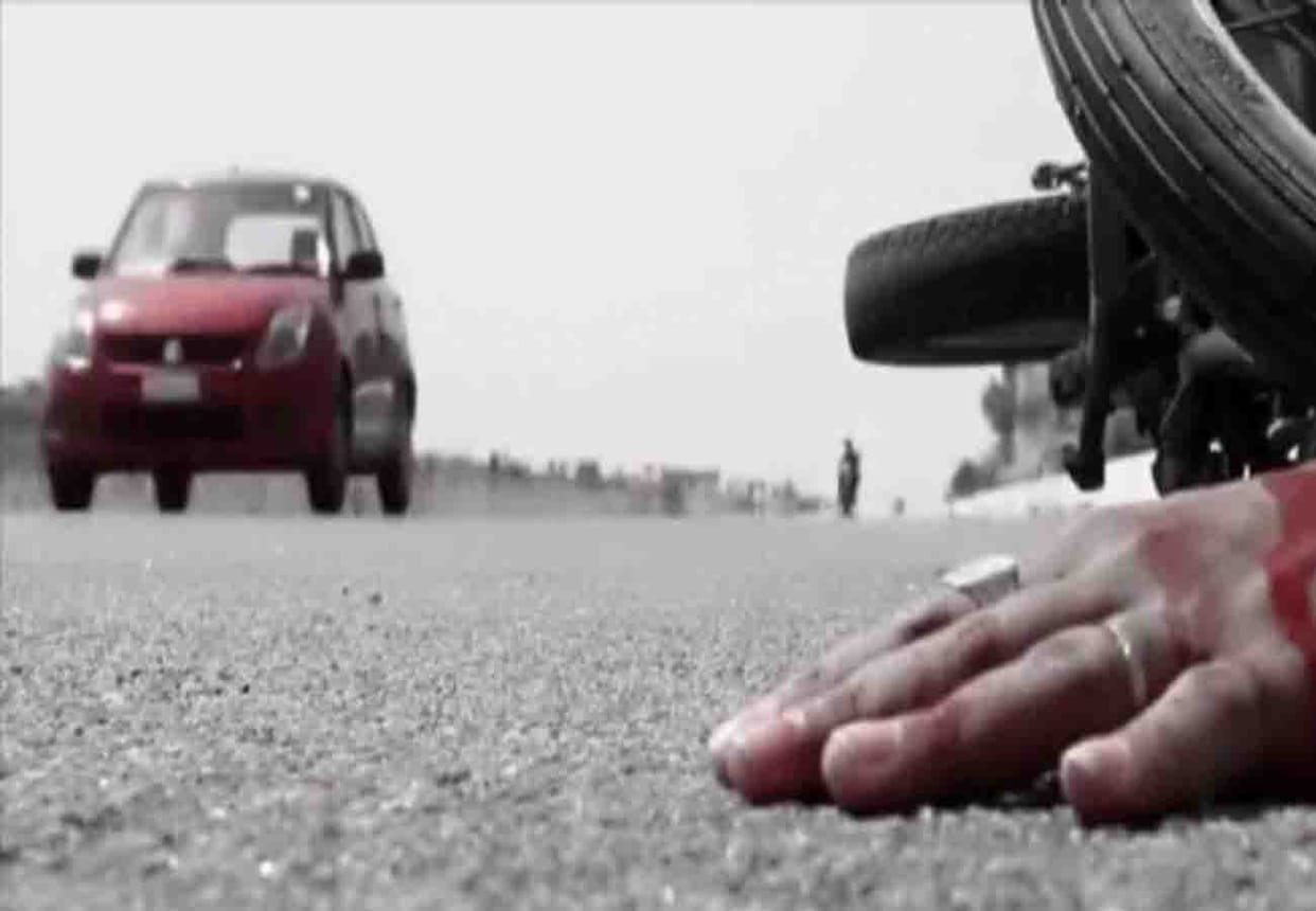 road accident in kannauj, two people died