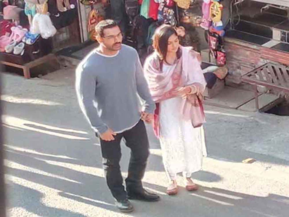 John Abraham on Mussoorie mall road