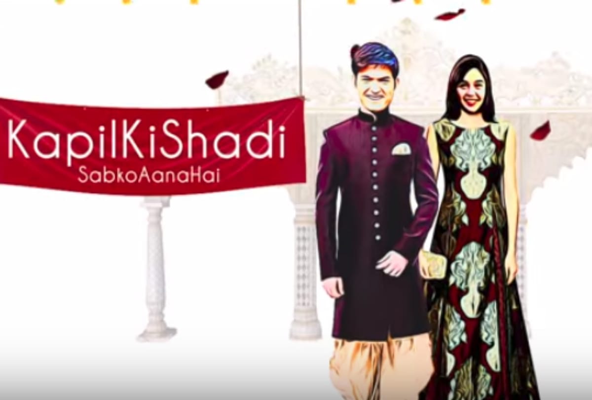 kapil sharma and ginni chatrath wedding live on social media