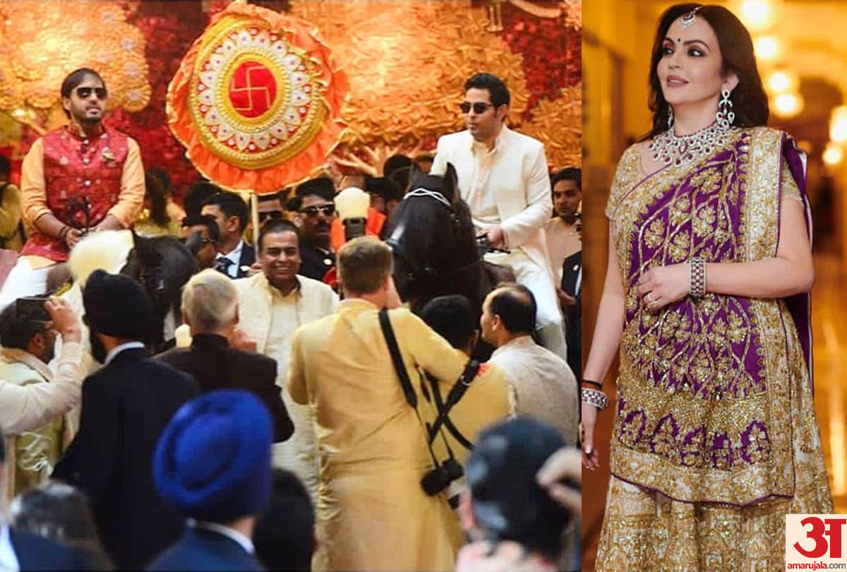 isha ambani wedding nita ambani and his son akash anant is ready for welcome guest