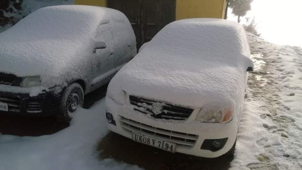 snowfall in char dham and uttarakhand high hill areas