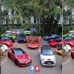 Sports cars in isha ambani sangeet