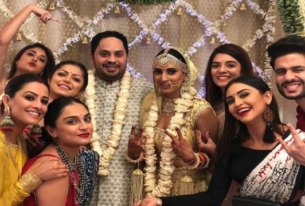 ‪‪Ishqbaaaz‬ actor Kunal Jaisingh married with bharti kumar‬ host wedding reception party