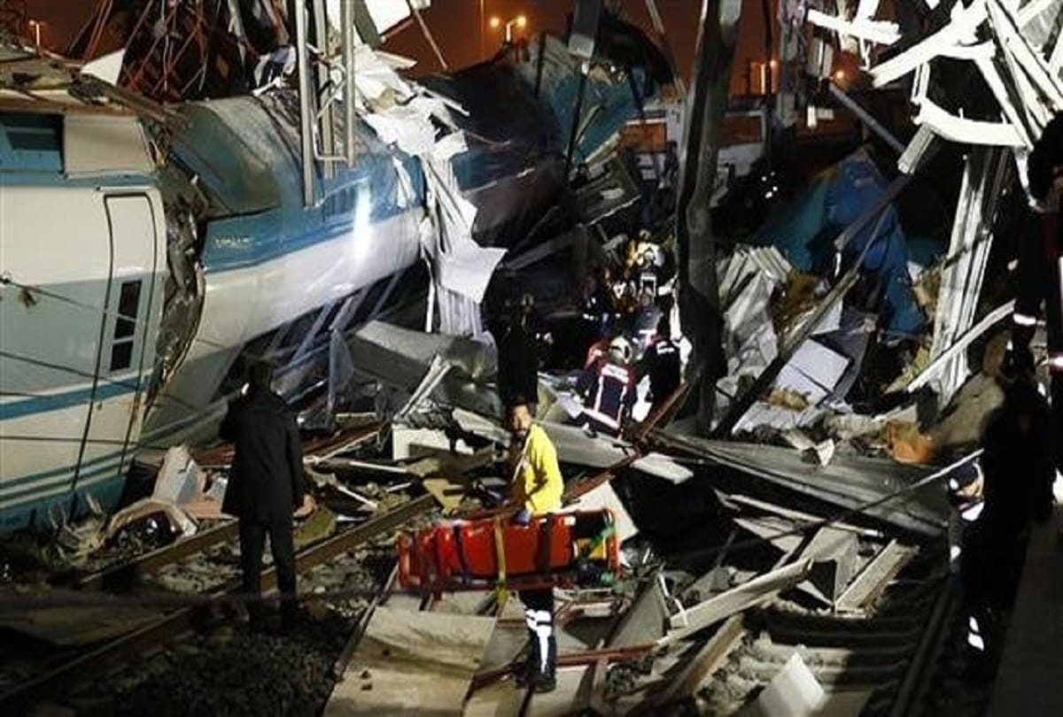 Nine people killed, 47 wounded in Ankara train accident