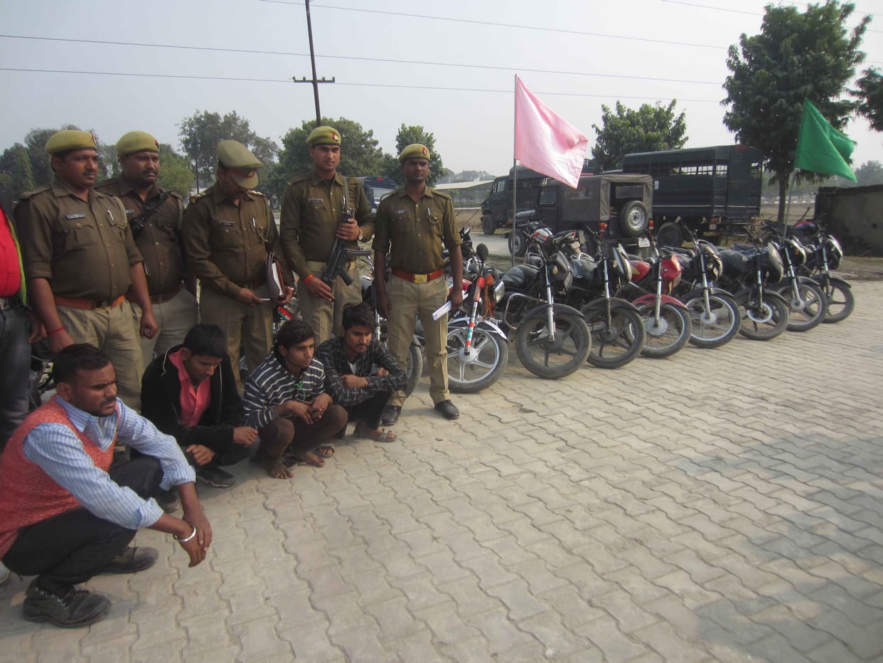 13 bike recovered in raids, four youth arrested