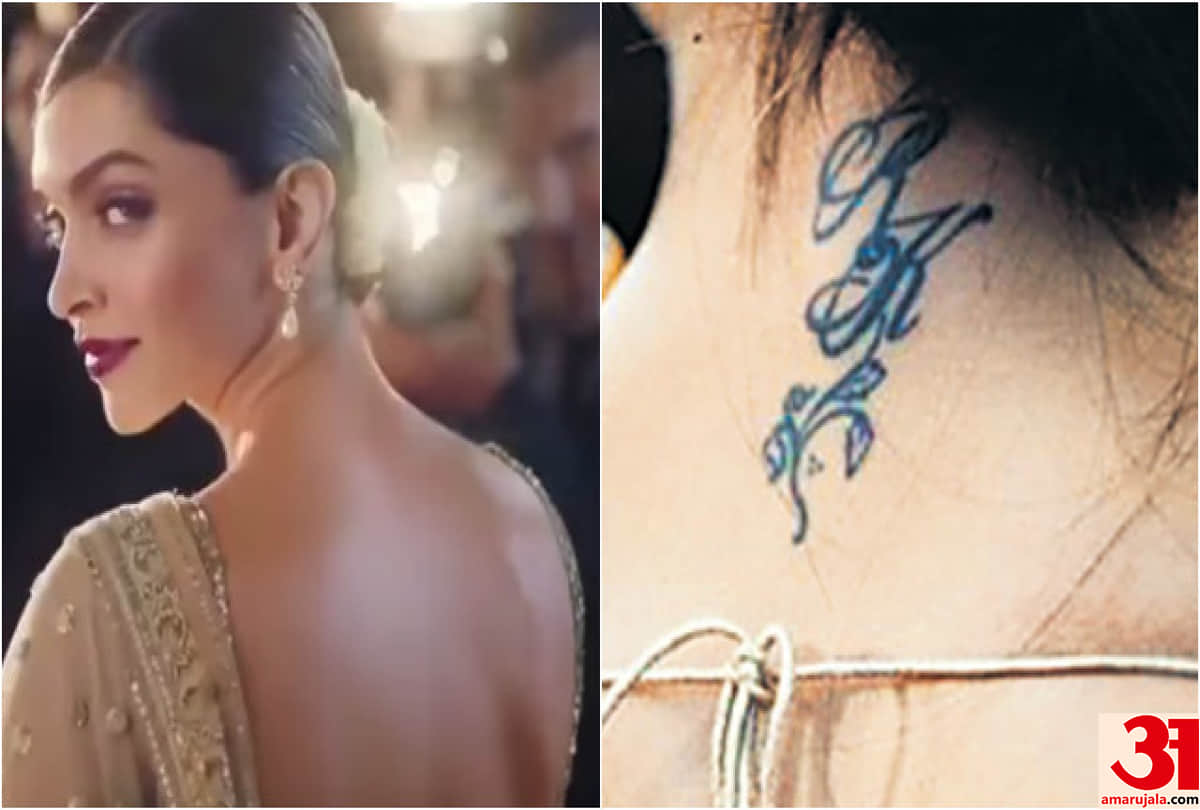 Ranbir Kapoor's tattoo again shows on Deepika's neck