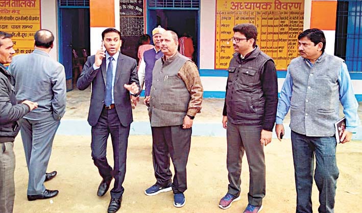 inspection of three school of milak