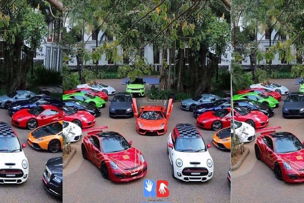 Glimpse of super cars at isha ambani sangeet ceremony in udaipur