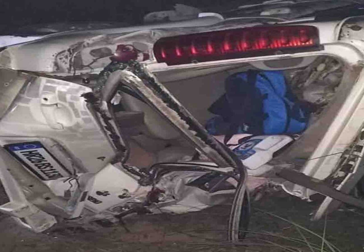 Road Accident in Hardoi, one people died