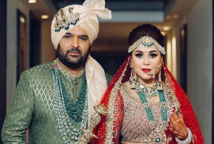 kapil sharma and ginni chatrath wedding photos look at the video also