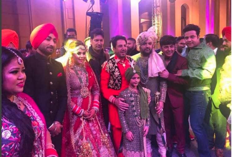 kapil sharma and ginni chatrath wedding photos look at the video also