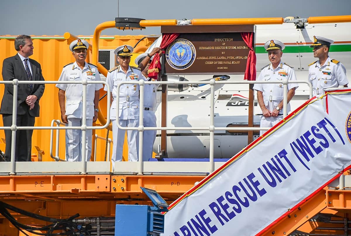 Deep Submergence rescue vehicle purchased from UK inducts in Indian Navy