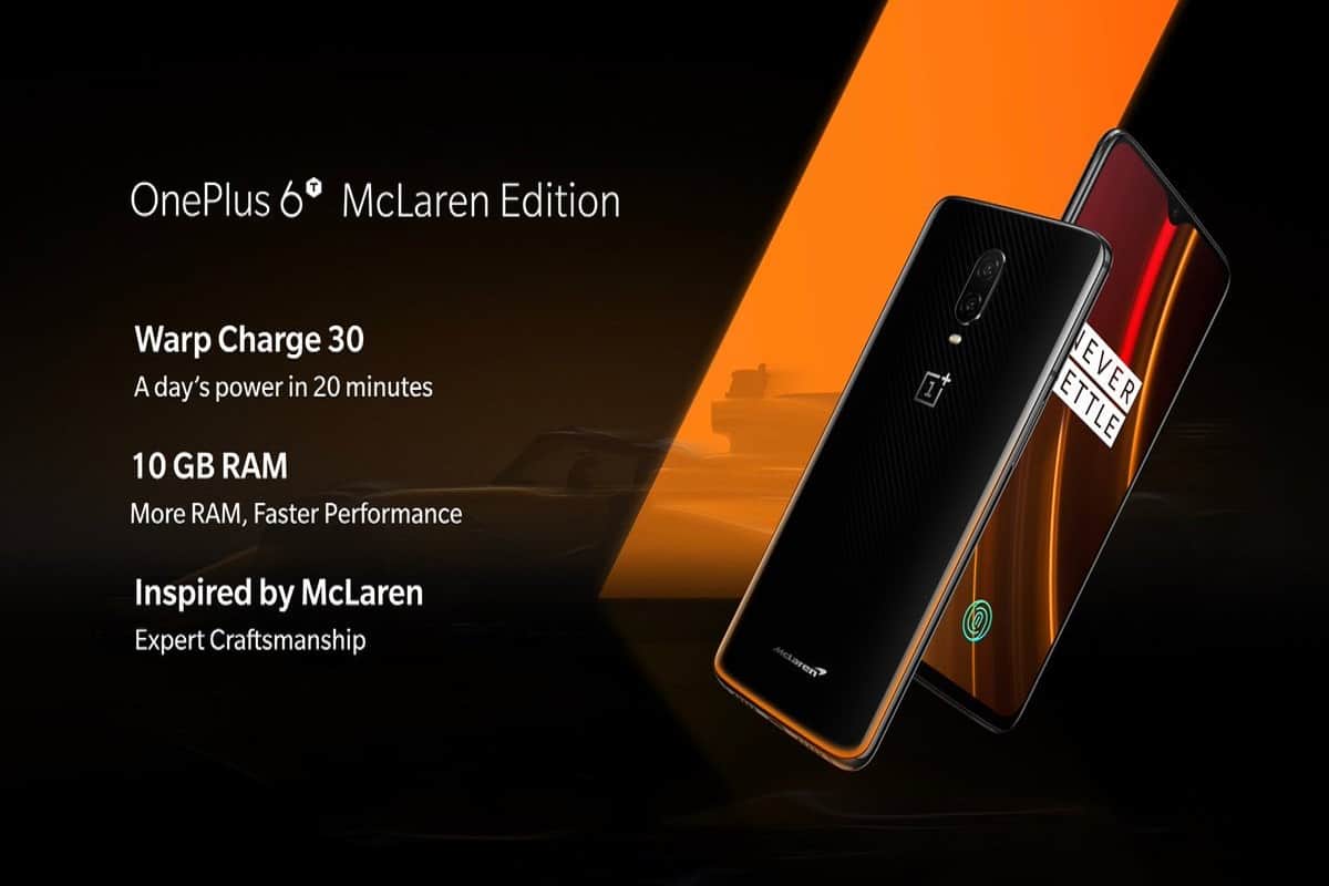 OnePlus 6T McLaren Edition Launched in India With 10GB RAM, Know Price, Specifications