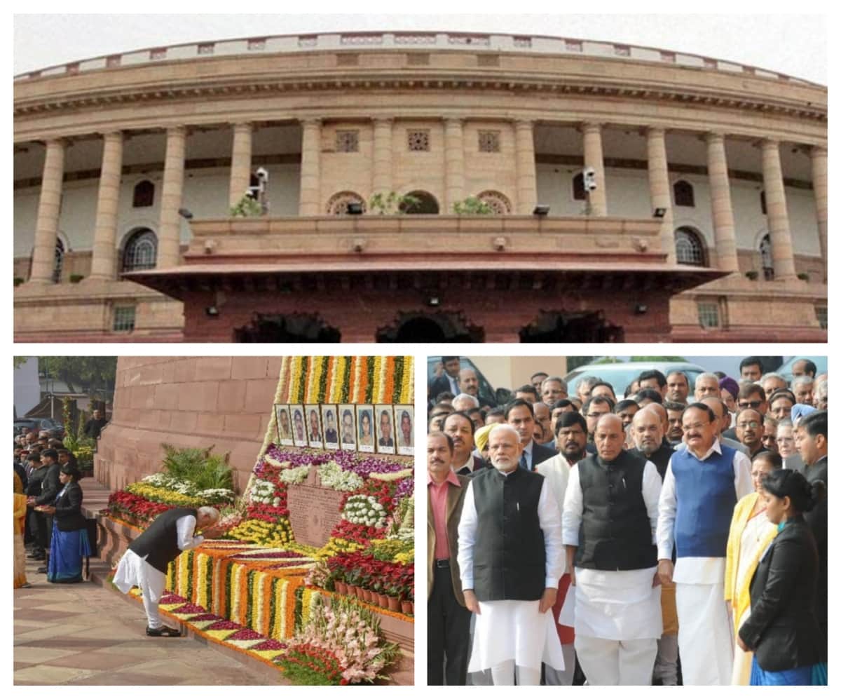 remembers the martyrs who laid their lives while defending the Parliament Attack on 13 December 2001