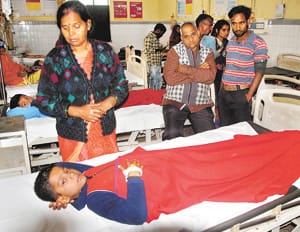 A fever victim raised the student for an hour, unconscious