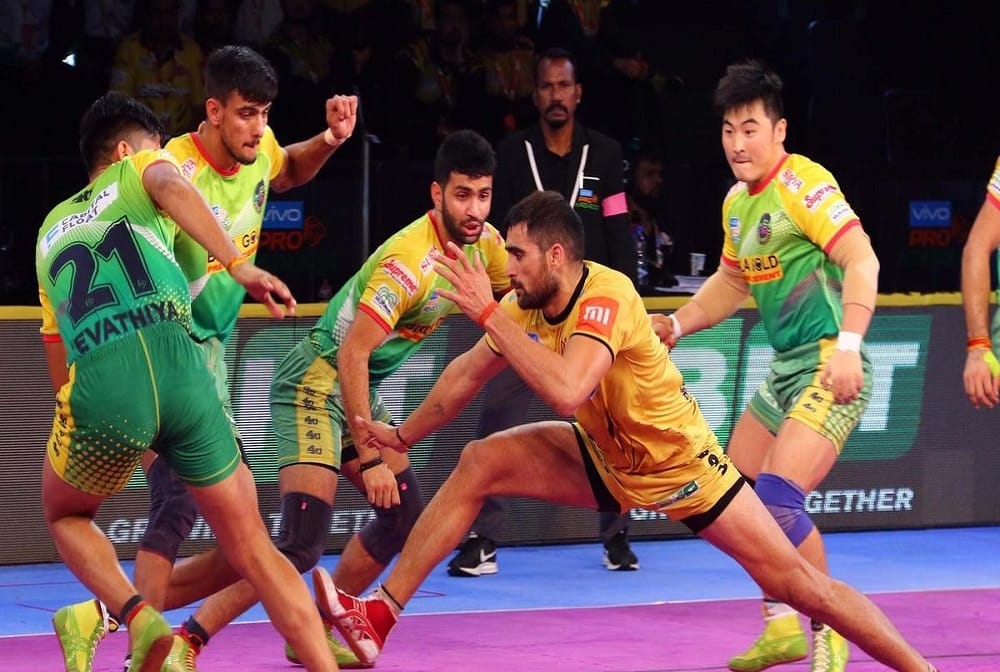 Telugu Titans Beat Patna Pirates by 41-36 in pro kabaddi 2018