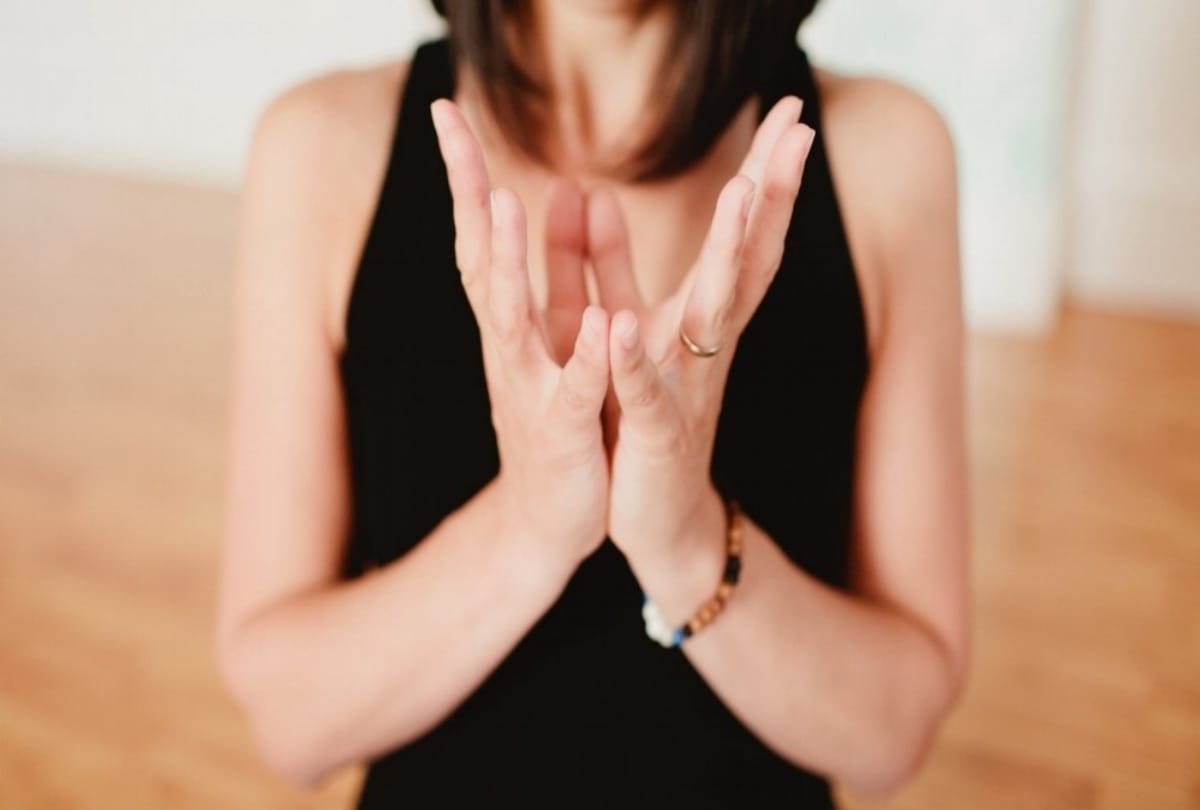 Pushpanjali Mudra helps in good sleep