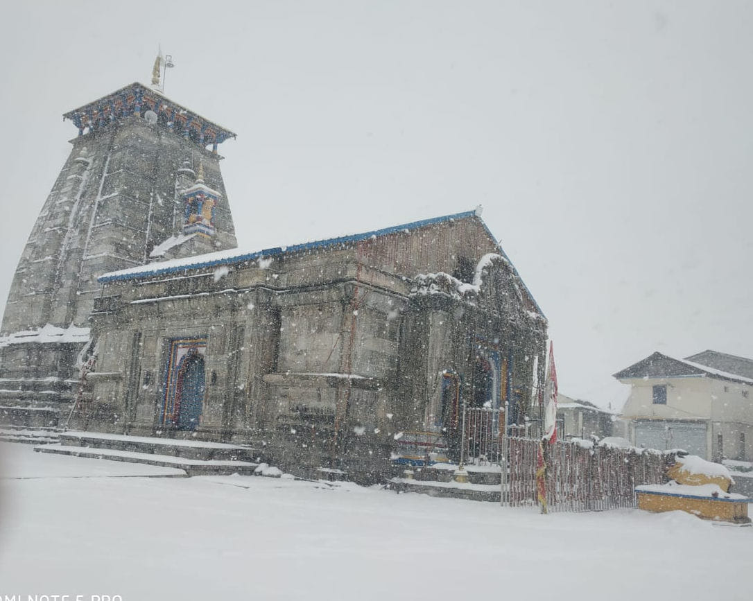 weather alert for 36 hours in uttarakhand fresh snowfall in chardham hilly area