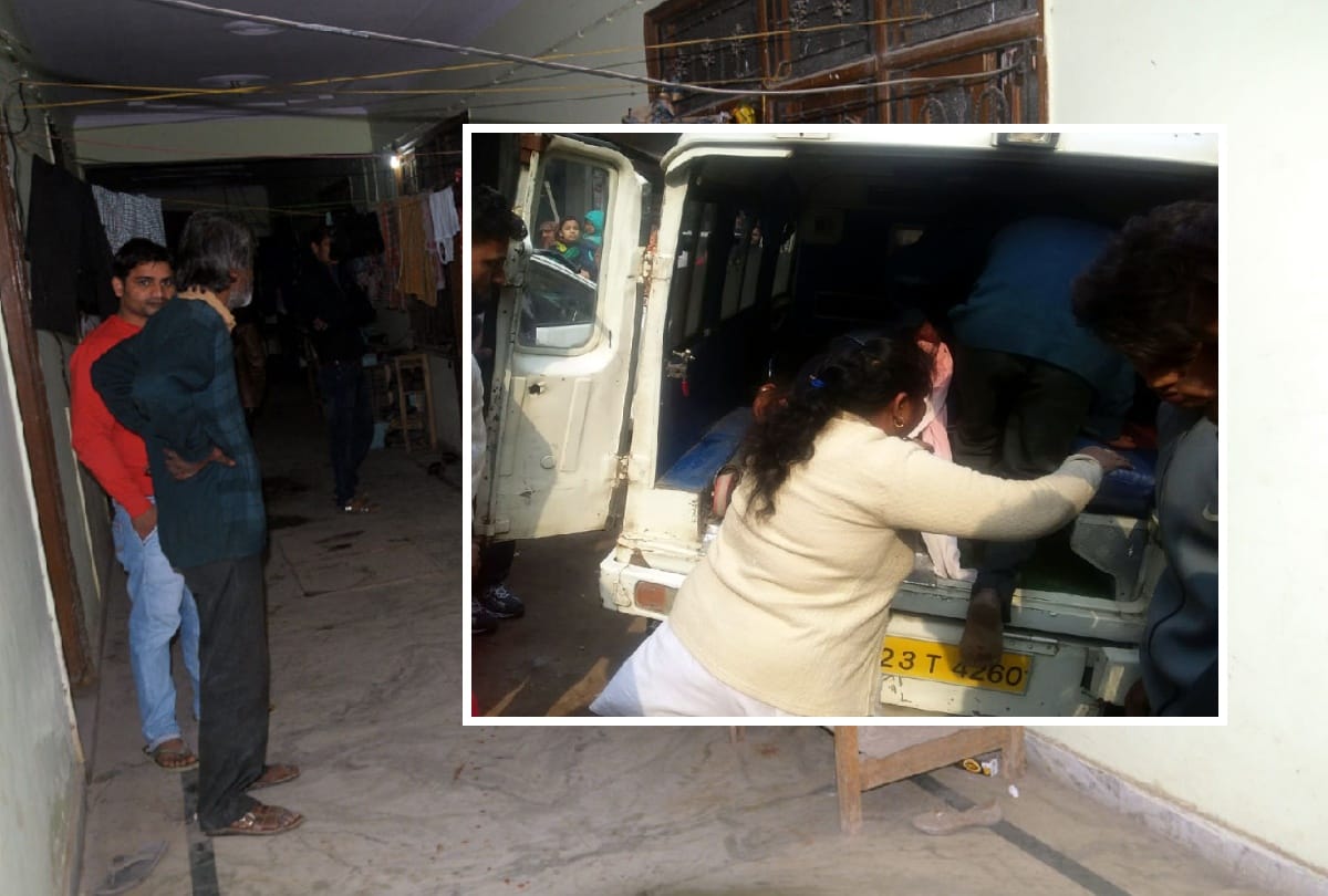 ghaziabad man slit his throat then
