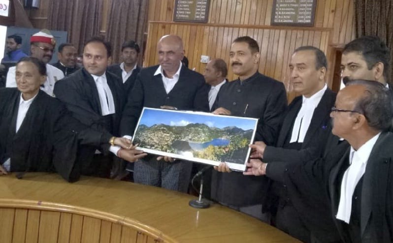 हाईकोर्ट के सीजे का स्वागत किया