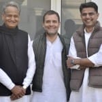 अशोक गहलोत, राहुल गांधी, सचिन पायलट