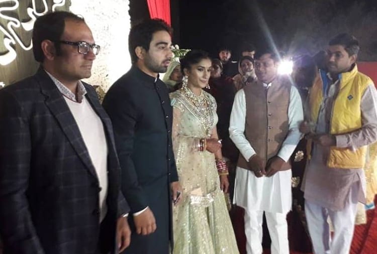 Reception of international wrestler Vinesh Phogat and Somveer in julana