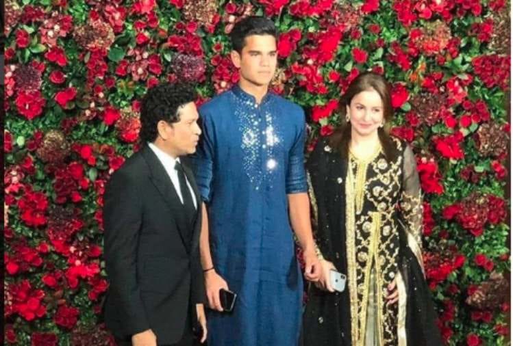 sachin tendulkar son arjun tendulkar grab all lime light at isha ambani wedding