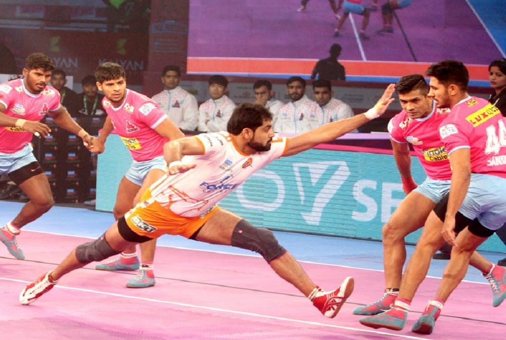 Pro kabaddi 2018: Jaipur Pink Panthers, Bengal Warriors Beat Puneri Paltan and Tamil Thalaivas