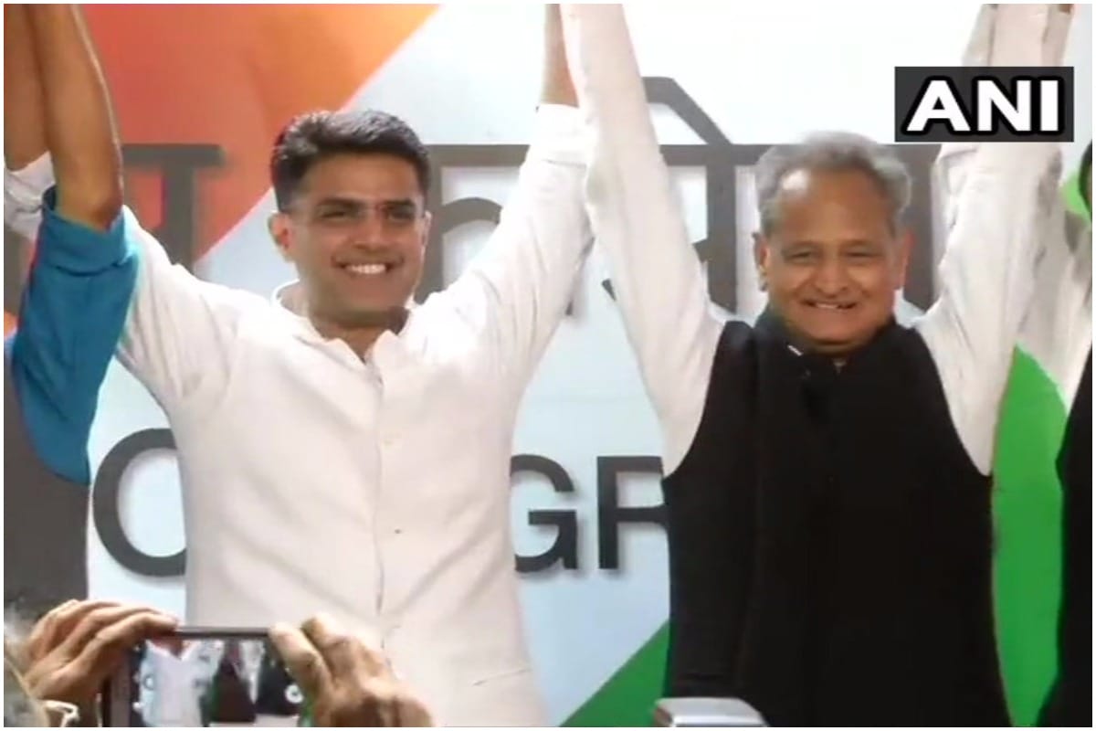 Rajasthan assembly election results 2018: Ashok Gehlot CM and Sachin pilot Deputy CM